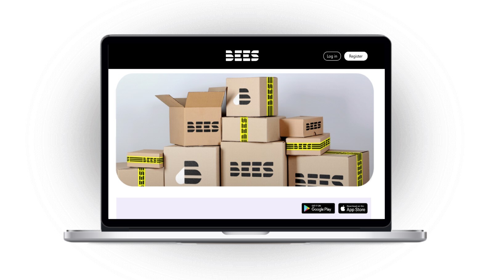 Laptop menggunakan platform BEES